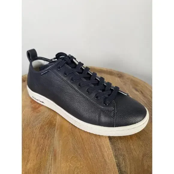 Paul Smith Miyata Leather Trainers Dark Navy Men’s 7 EU 40 Luxury Sneakers NWB - Picture 6 of 10